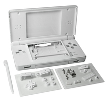 White Full Repair Parts Replacement Housing Shell Case Kit for Nintendo DS Lite NDSL