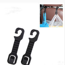 Welcome Car Back Seat Headrest Hanger Holder Hooks For Bag Purse Cloth Grocer