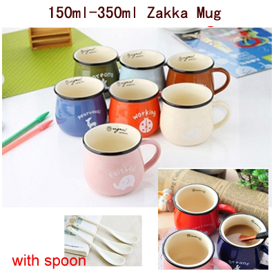 Zakka Ceramic Mug 150ml-350ml Ceramic Mug Coffee M...