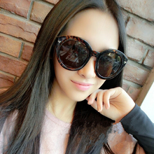 2015 New High Quality Elegant Round Wire Frame Men Sunglasses Gradient Spectacles Shades Oversized oculos de