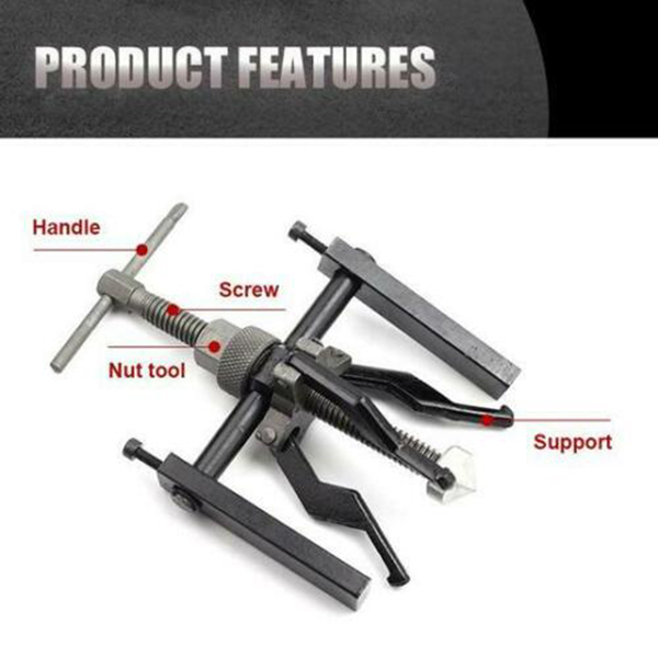 Delidraw Removal toolThree Jaw Type Puller Strong Pull Force Tool for Remove All Sleeve-Type Bearings 