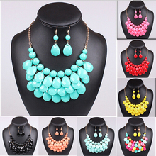Min.order is $10(mix order)Free Shipping Hot-selling fashion bib necklace jewelry HYJS1106A