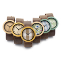 BOBO BIRD High Quality New Bamboo Wood Watch Case With Japanese Miyota Movement Leather Strap In