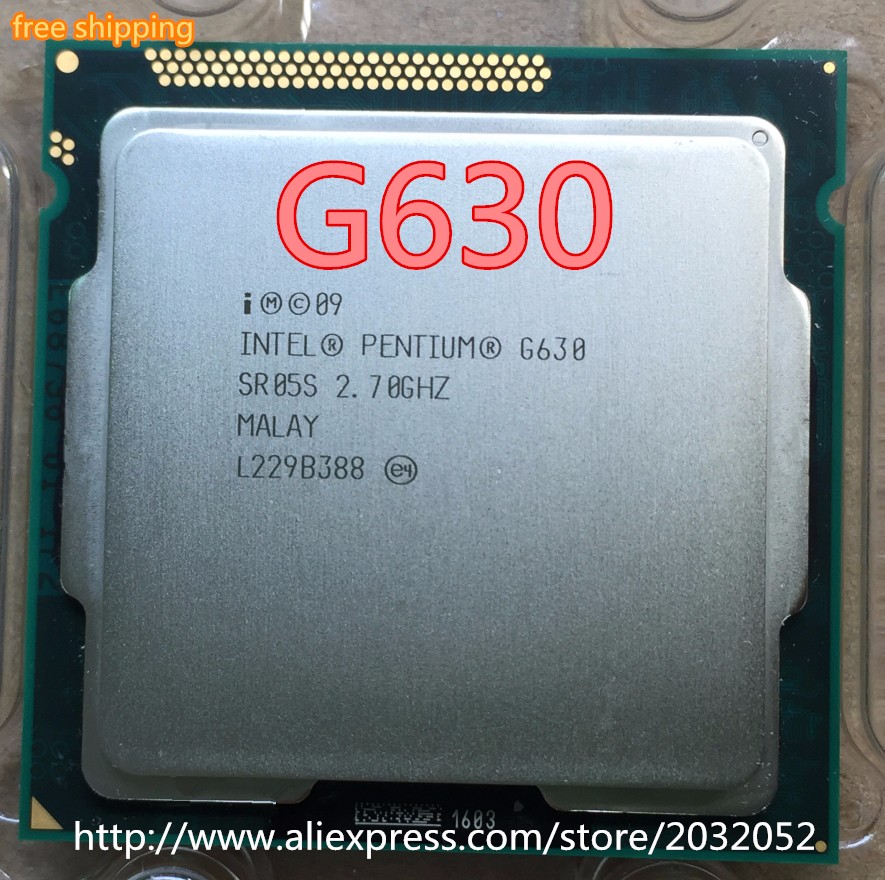 For Intel Cpu Pentium G630 3m Cache 2 7 Ghz Lga 1155 Tdp 65w