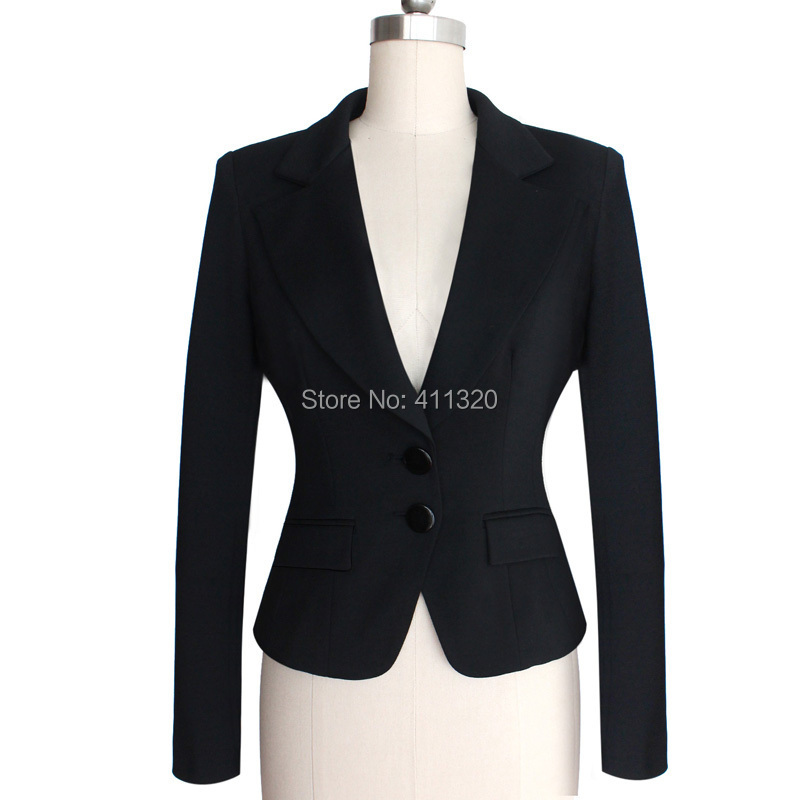 B1301 Womens Slim Suit Blazer Autumn Winter Long Sleeve Turn Down Collar Work Wear Formal Business Office Ladies Blazer Jackets (17).jpg