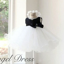 new flower girl wedding dress with pearls designer girls party dresses with big bow