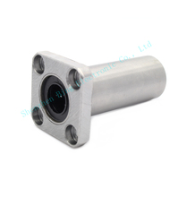 4pcs 3D printer CNC parts LMK12LUU 12mm bearing square flange long linear ball bearing match linear