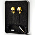 Halloween Metal Skull In ear Earphones 3 5mm Stereo Earbuds High Quality Music Game Headset for