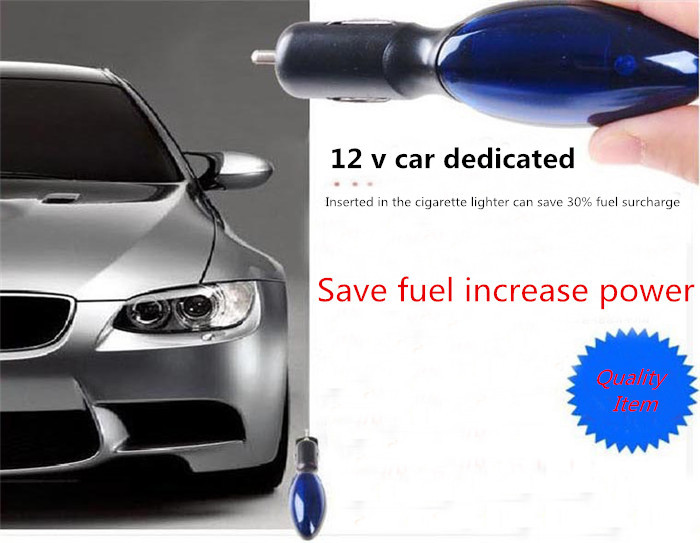  New 12 v car universal cigarette lighter fuel economizer oil saving fuel efficient energy saving