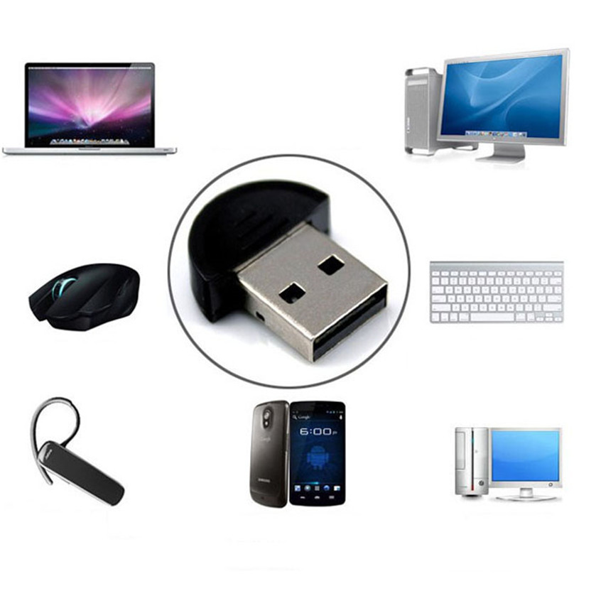 Лучшая Цена Новый Мини USB Bluetooth Адаптер Dongle для Портативных ПК Win Xp Win7 8 iPhone 4GS 5GS12. 3
