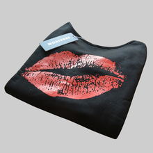 2016 Plus Size font b Women b font Sweatshirts Sexy Red Big Lips Printed Off Shoulder