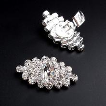 3 pair/lot Horse eye Rhinestone Shoe buckle,full crystal shoe clips Accessories Fashion Bridal wedding shoes decoration