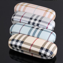Eyeglasses Box Hard Plaid Eyewear Sunglasses Holder Case Bag Spectacle Case