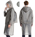 Long Raincoat EVA Thick Rainwear Universal Poncho Waterproof Hiking Tour Hooded Rain Coat Include Schoolbag Position