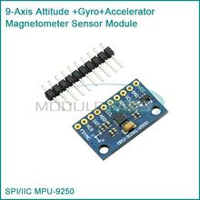 SPI/IIC  MPU-9250 9-Axis Attitude +Gyro+Accelerator+Magnetometer Sensor Module