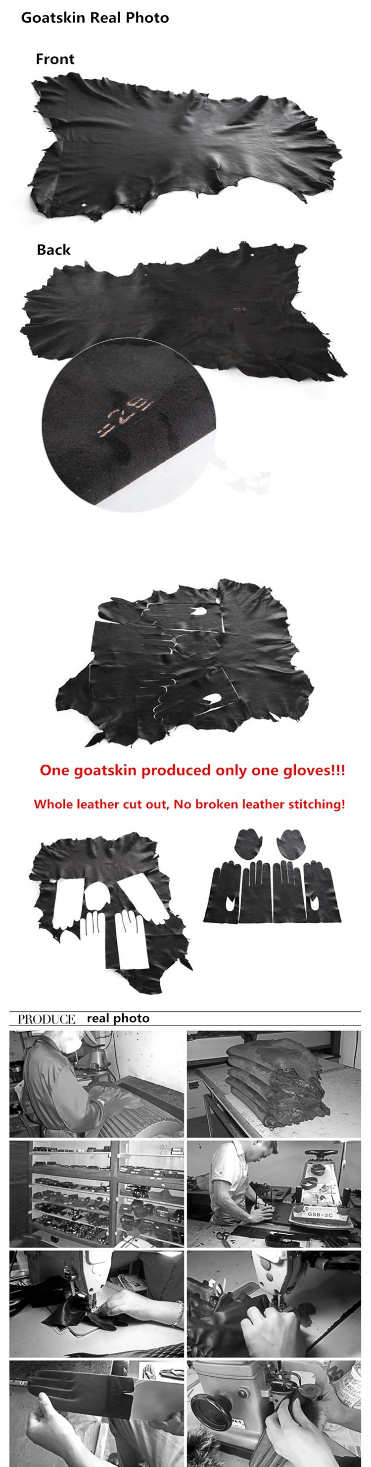 gloves goatskin