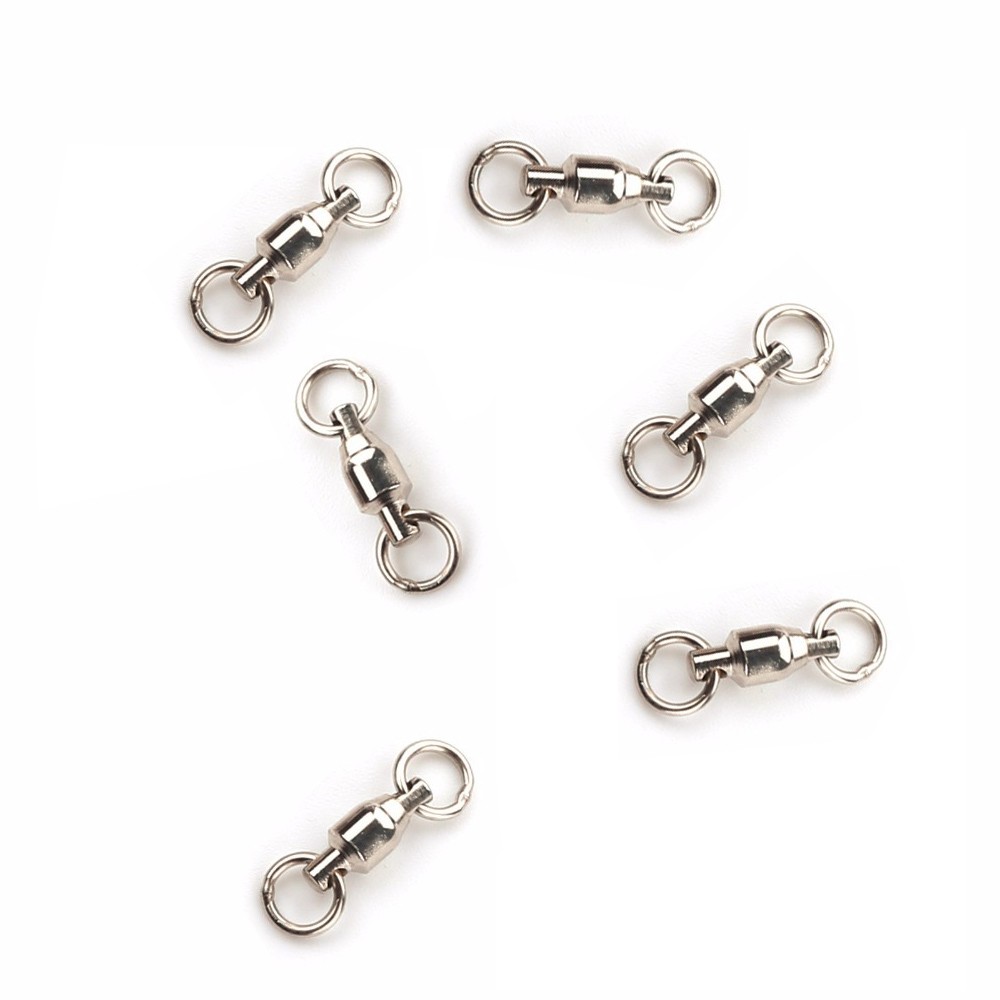 Details about   Fishing Swivels Ball Bearing 28~100mm Stainless Steel Fishing Trolling Connector 