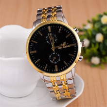 2015 Free shipping relogio masculino quartz watch Full steel Sliver strap men s watch high quality