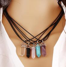 Hexagonal pendant Chains Necklace For Women Fine Jewelry Fashion N9