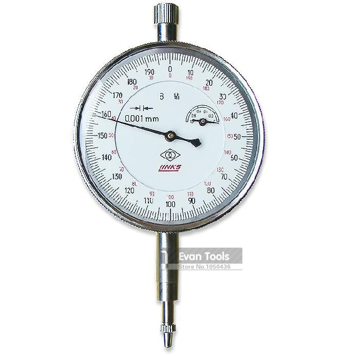 G 0-1mm/0.001mm dial indicator shockproof dial test gauge micrometer caliper mesuring tool T