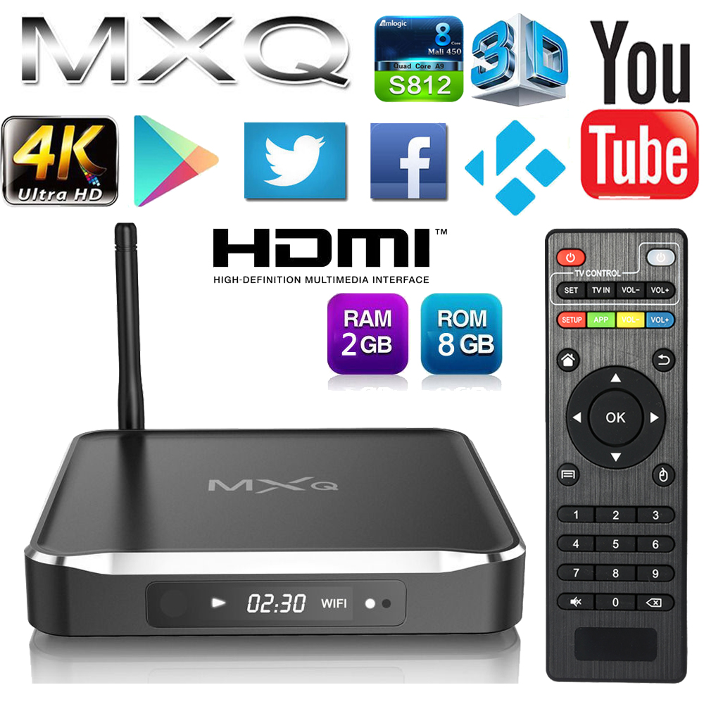 M10 Smart Android TV Box Android4.4 Quad Core XBMC WiFi Full HD 1080p Media Player  Fully Unlocked and Watch Anything