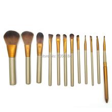 2015 new naked 3 makeup brushes maquiagen professional Cosmetic Facial nake Makeup Brush Tool Kit 12