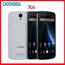 Original Doogee X6 Android 5.1 Smartphone MTK6580 1280 x 720 Pixels 1G RAM 8G ROM Mobile phone 5.5 Inch 5.0 MP  Free shipping