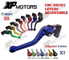 CNC Short Brake Clutch Levers For Aprilia Buell BMW Ducati Hyosung Honda Kawasaki KTM MOTO GUZZI