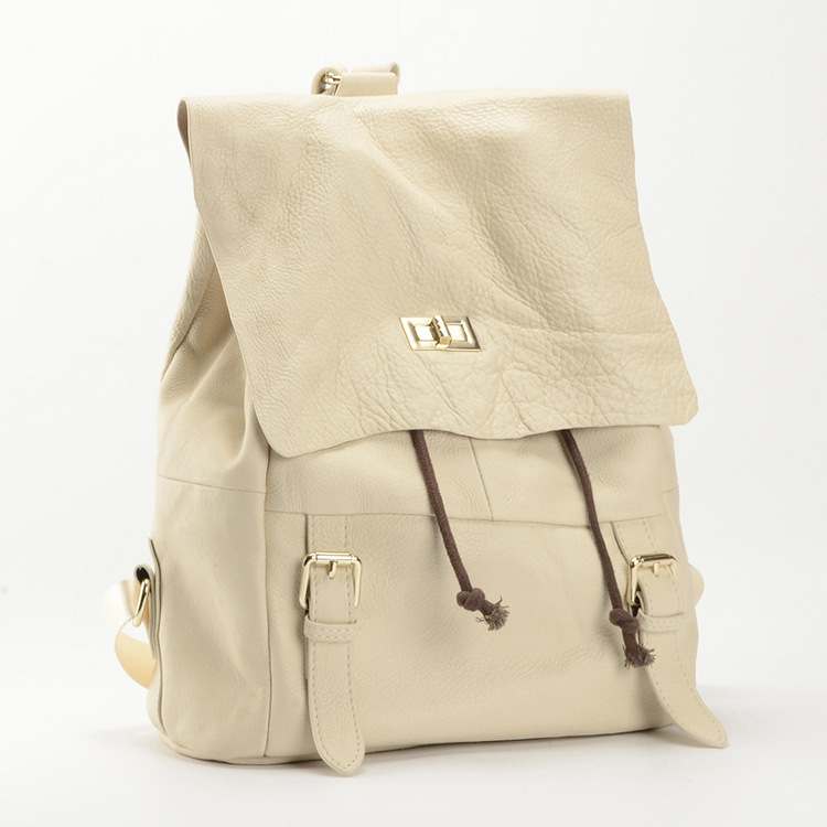 2015 New Fashion designer cowhide genuine leather backpack women shoulder bags ladies travel bag Mochila bag