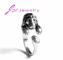 2015 New Design Adjustable Lion Ring Knuckle Rings Vintage Lion Animal Wrap Rings for Men and