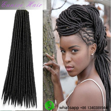 Havana Mambo Faux locs 14″ 18″ Janet Collection Havana Mambo dread Faux Locs Braid 100g/Pack Synthetic Dreadlock Extensions