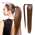 2016 Fashion Tail Straight Remy Human Hair Tails All Colors Ponytail Human Hair Clip In Human