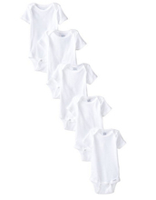1 PCS Baby Boy Baby Girl Unisex white cotton short sleeve onesie Bodysuit Brand New TOP QUALITY baby creeper