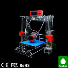 Desktop Reprap Prusa I3 3D Printer DIY KIT With LCD Screen Exclusive Injection Molded High Accuracy and 2 KG Filament as Gift