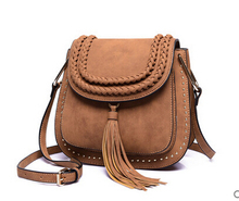 New Fashion 2016 Women’s Tassel Marcie Bags Messenger Bags Super PU Leather Miranda Kerr Shoulder Bags