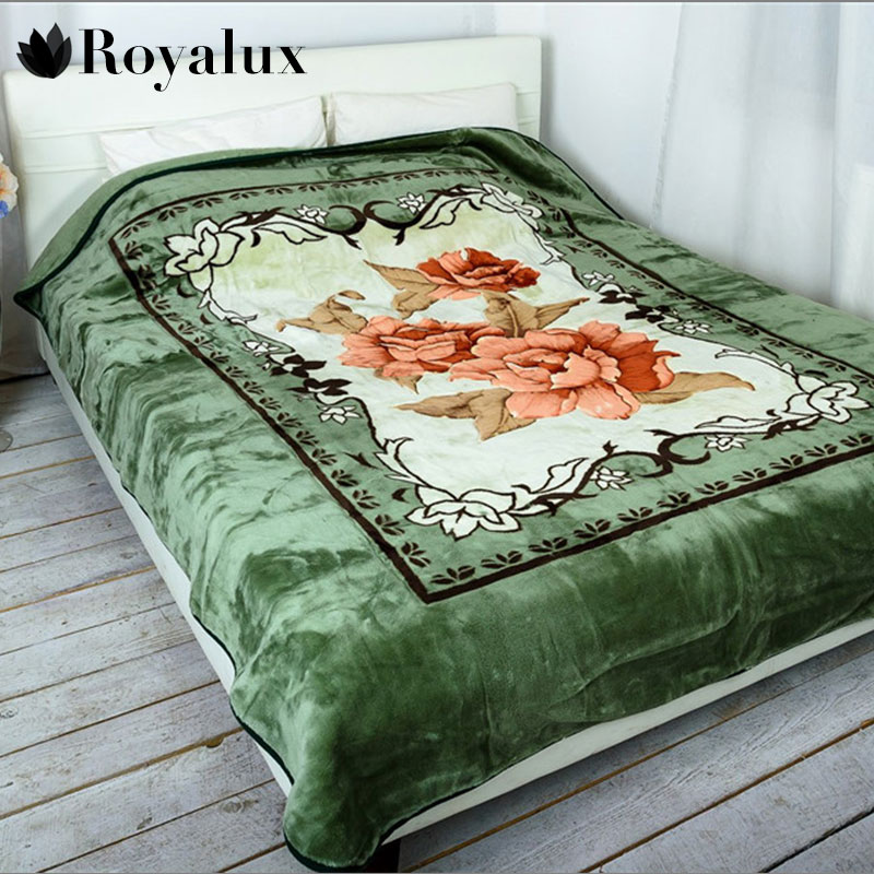 Здесь можно купить  Royalux New warm blanket Soft Blanket on bed Coral Fleece Warm Throw Blankets travel blanket 195cm*235cm Shipping form Russia  Дом и Сад