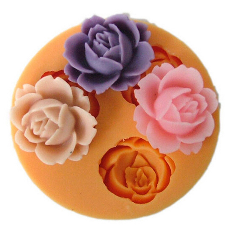 3D Rose Flower Fondant Cake Chocolate Sugarcraft Mold Cutter Silicone Tools DIY " Market Advisor - советник по подбору товаров