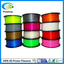 1.75/3.00mm HIPS 3D Printer Filament for Makerbot Reprap Mendel 1kg(2.2lb)