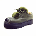 2016 Winter Korean Style Casual Shoes Fur Ankle Boots Women Chunky Sole Breathable Warm Snow Boots
