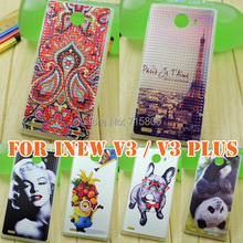 Hot Selling iNew V3 Case Cover Colored Paiting Case for inew v3 Free Shipping