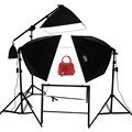 Adearstudio NO00DC 4 Light softbox shooting Table photo studio kit softbox lighting kit without light blub