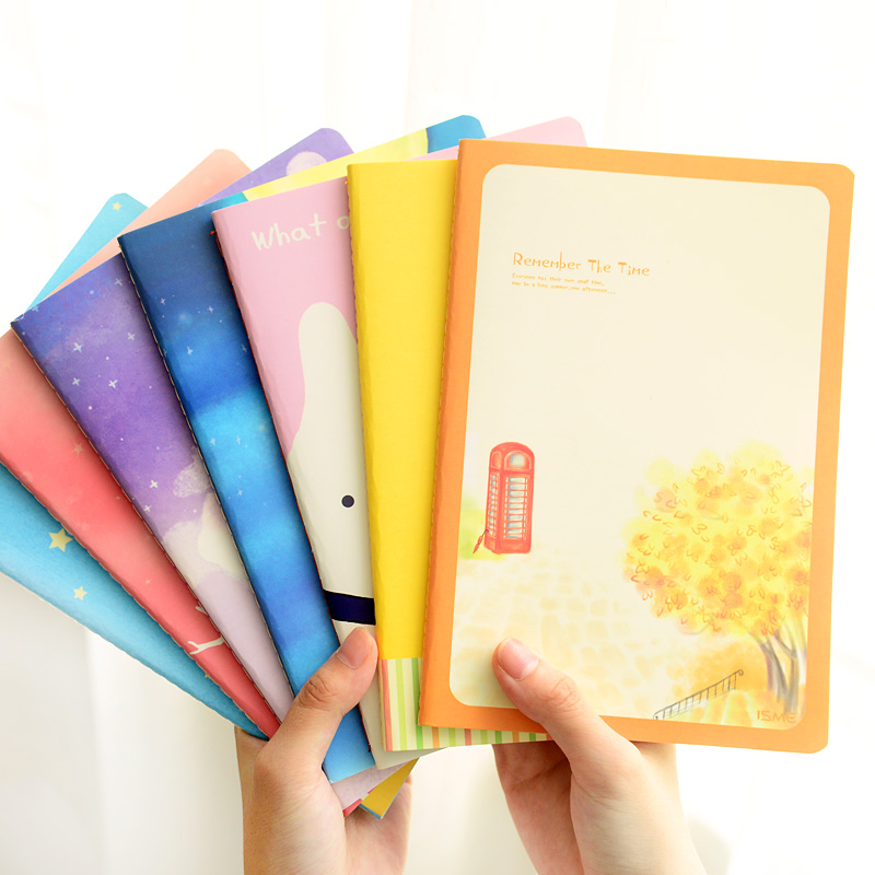 1 pcs Korea stationery Notepad A5 size notebook diary cute creative