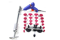 Super PDR Tools 28 Pieces Paintless Dent Repair Tools with Slide Hammer Glue Tabs Glue Gun Bridge