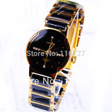 Luxury Brand Longbo Ceramic Water Resistant Women Wrist Watch,Free Shipping Quality Women Steel Ceramic Rhinestone watches 8493