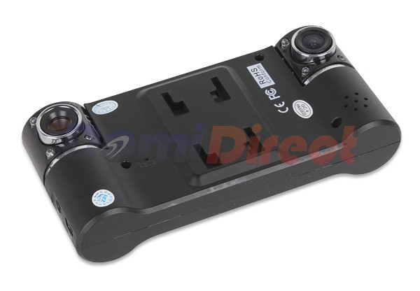 2014 New 2.7 inch LCD F30 DVR Wide Angle Dual Lens Car DVRs G-Sensor Car Black Box Dual Camera Night Vision With Remote Control (5)