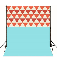 Photography Backdrops Blue Wall Children Photo Background Inverted Triangle Backgrounds For Photo Studio