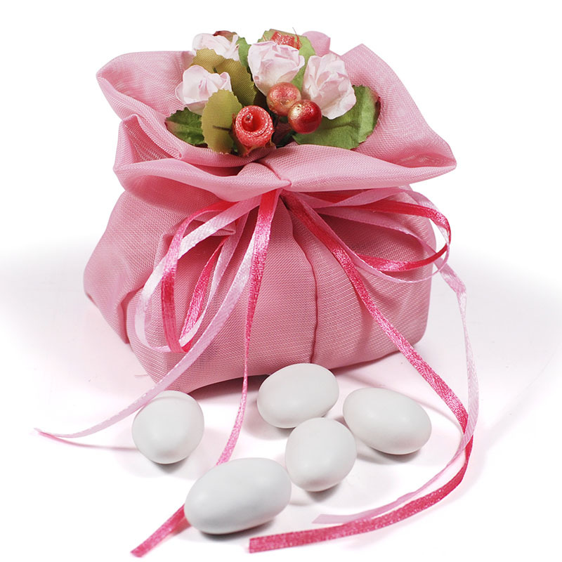 Free ship! 20pcs/lot Light Pink Chiffon Wedding Favor Bags/gift bags Drawstring Candy Pouch with ...