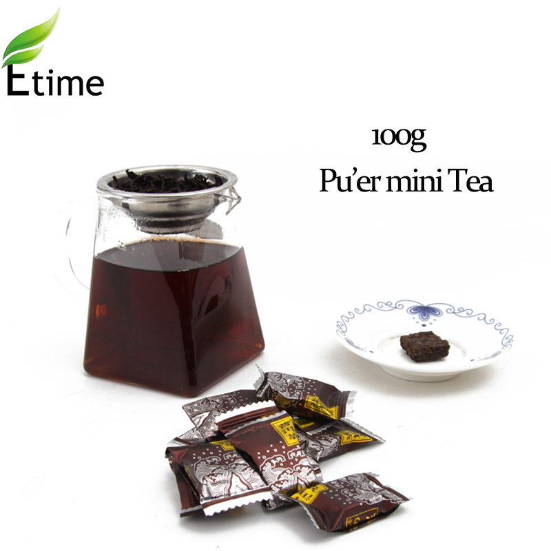compressed tea Top Grade puer tea Mini Candy Bags 100g Mellow Taste Fresh Fragrance Chinese Organic