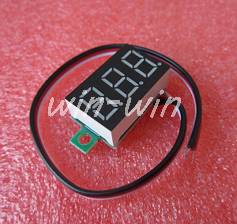Гаджет  1pcs three-wire 0.36` GREEN LED DC Digital Voltmeter Panel Meter DC 0-32V  None Электронные компоненты и материалы