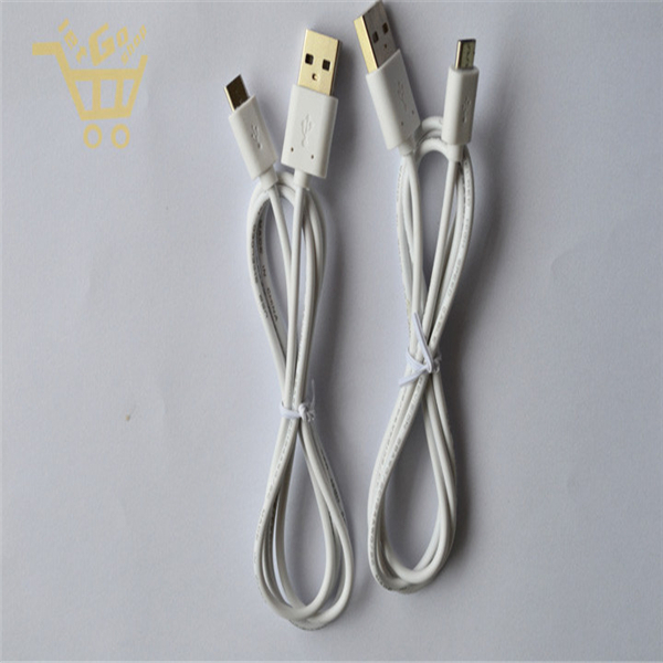 High Quality 1pcs White Charge Data Line 30cm Head Injection Charge Data Line For Android Smartphone